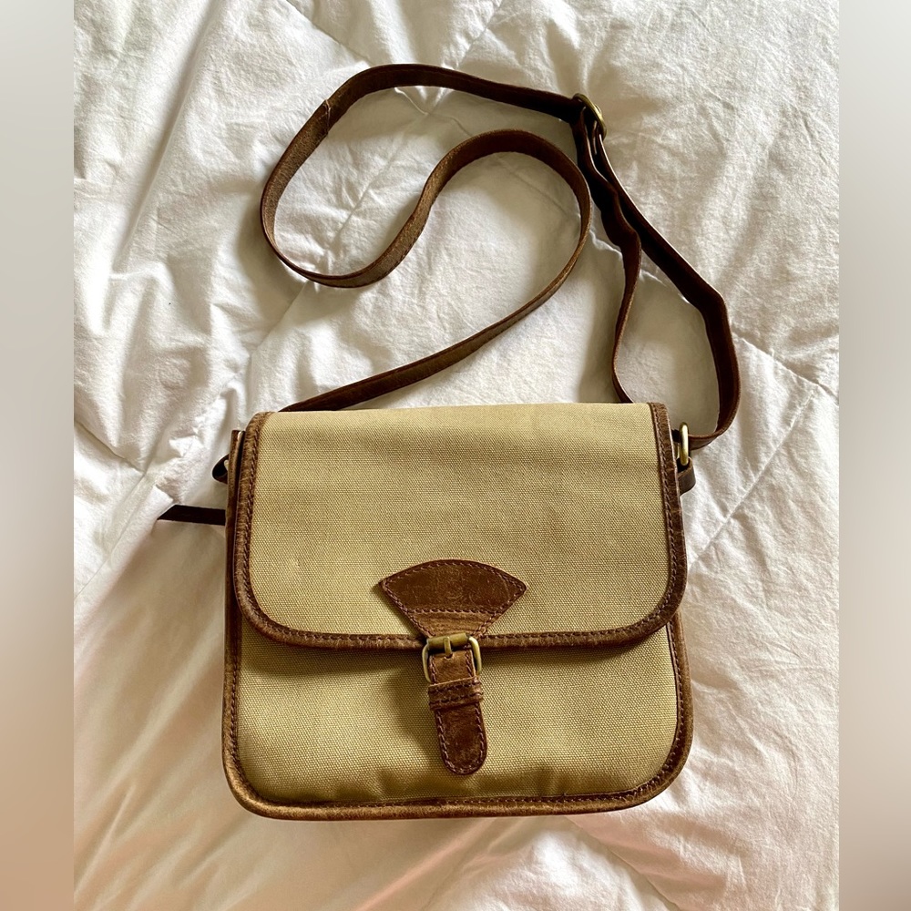 United By Blue Canvas and Leather Crossbody